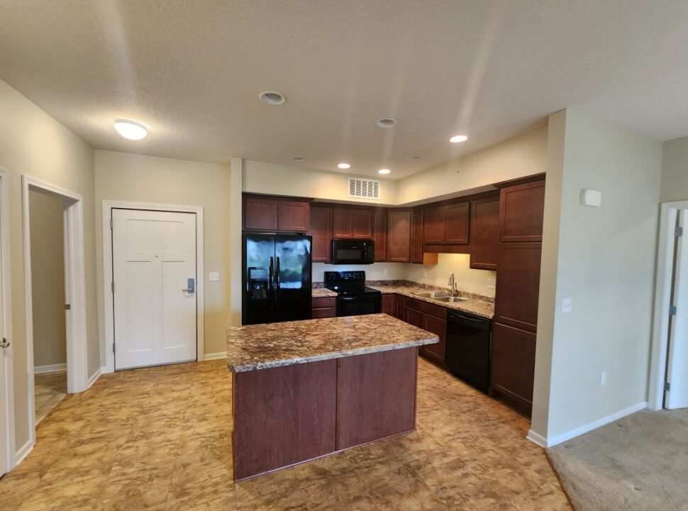 View of Kitchen from Open Area